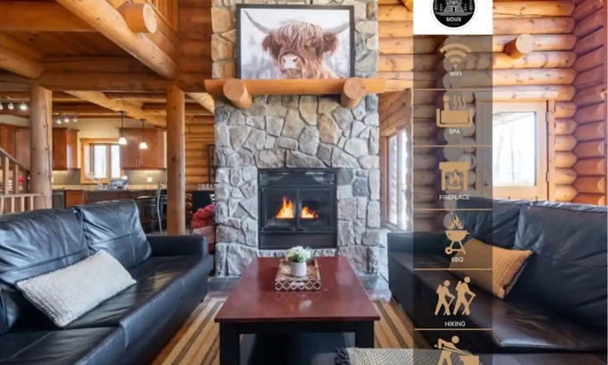Labelle Ski Chalet | 7BR LogCabin/Spa/Nature/MontTremblant Area/18 Guests