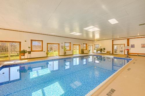 Bridgman House | 8-Acre Bridgman Oasis Pool, Hot Tub and Game Room