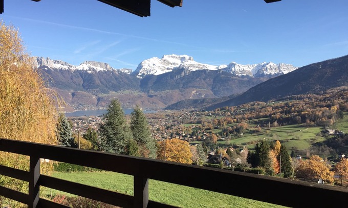 Saint-Jorioz Ski Chalet | 90m² chalet overlooking Lake Annecy