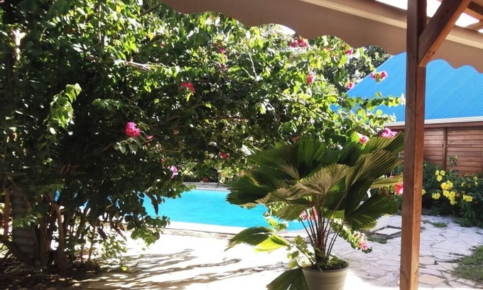Saint-Charles Apartment | 971F3 - Gîte Sud-Ô-Naturel, "Palmier" sea view