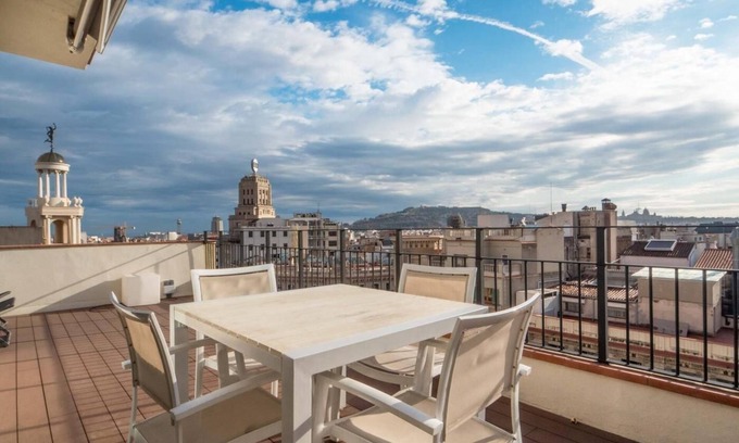 Eixample Apartment | 977 Las Ramblas Penthouse w/Terrace I