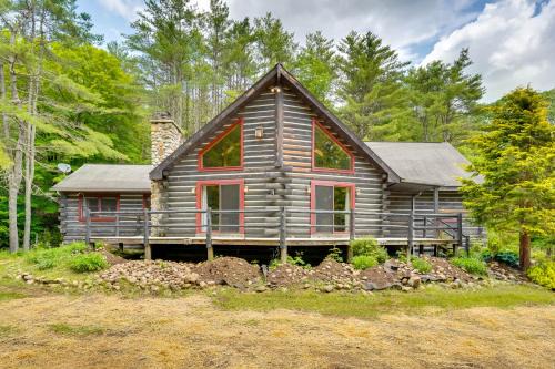 Bolton Landing House | A-Frame Log Home with Game Room Near Lake George!