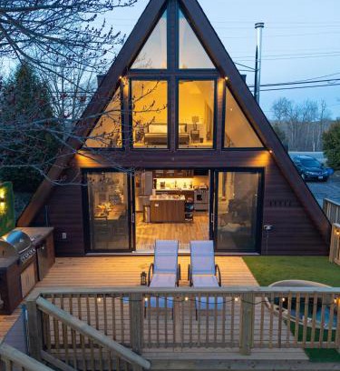 MacTier House | A-frame with Sauna, Hot tub and BBQ