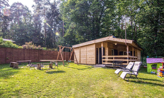 Blanki House | A modern wooden cottage near the lake awaits you.