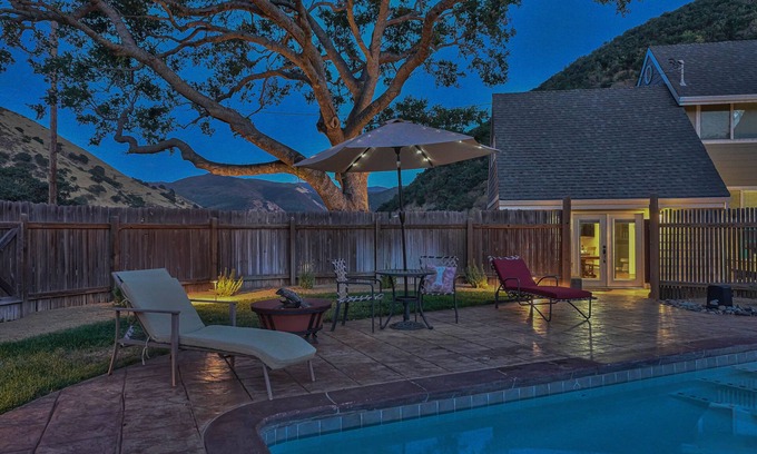 Greenfield Apartment | A quiet, relaxing, country getaway with a creek, pool and private hot tub.