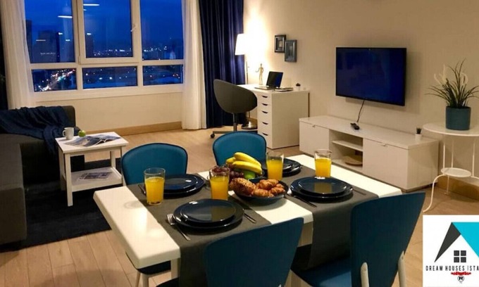 Bagcilar Apartment | A2-241 · Dark Ocean Apartment -1+1 High Floor ..