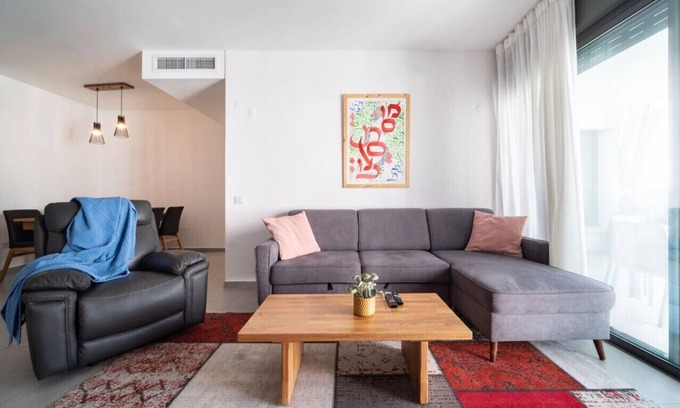 Nahariya Apartment | Achziv Beach Haven 3BR Apartment by Sea N' Rent