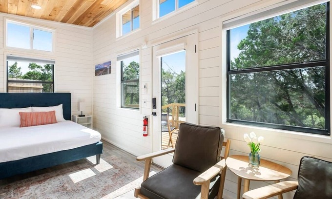 Dripping Springs Cabin | Adorable Tiny House #4 @Infinity Ranch-Resort Pool