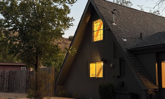 Lake Montezuma Cabin | Adventure A-Frame w King Bed, Fire-pit, Grill near Sedona & Arizona wine country