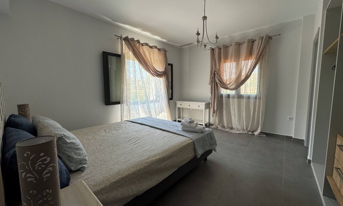 Kerameies Villa | Aetheria villa Kefalonia, 6 bedrooms, all with extra long beds,