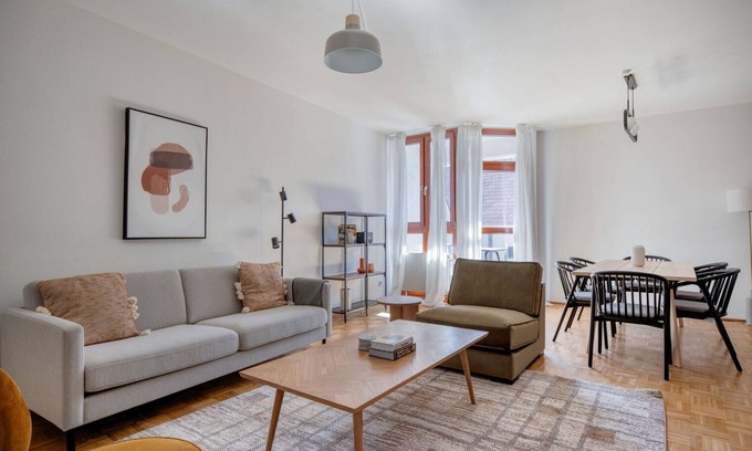 Heiligenstadt Apartment | Airy Döbling 3BR w/Balcony & Elevator, nr Restaurants, by Blueground