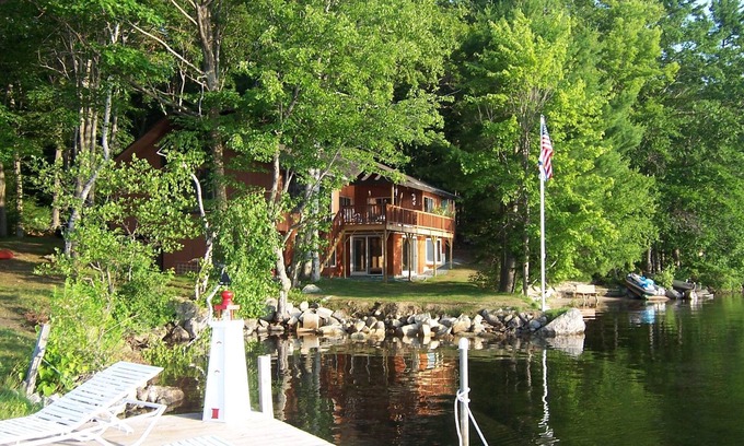 Moultonborough House | Amazing Waterfront Rental Lake Winnipesaukee NH On Bridged Island
