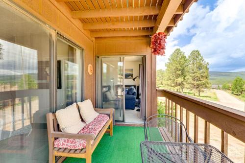 Angel Fire Apartment | Angel Fire Mountain Condo Steps to Ski Resort!
