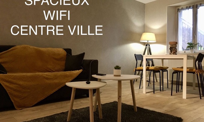 Gueret Apartment | * ANY COMFORT WITH PRIVATE TERRACE AND GARDEN *