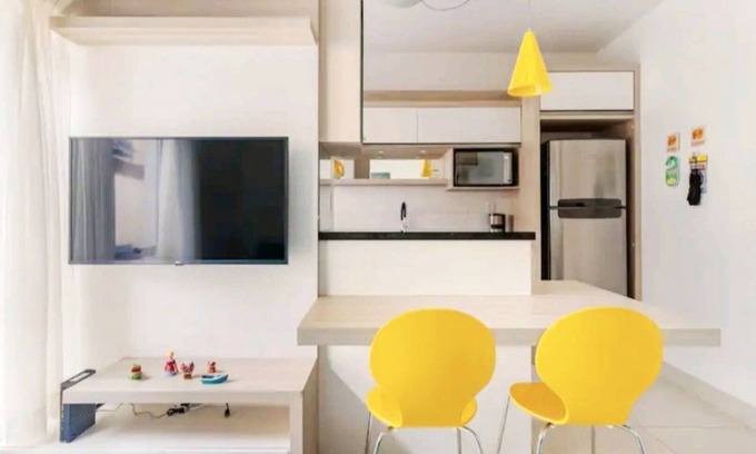 Cachoeira do Bom Jesus Apartment | Apê-Amarelo: Comfort 2 steps from paradise