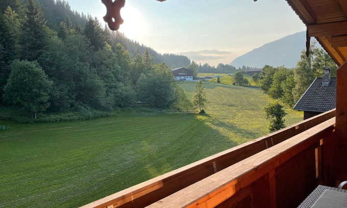 Sonnenberg Apartment | Apartment 'Bergglück Wildschönau' with Mountain View, Balcony and Wi-Fi