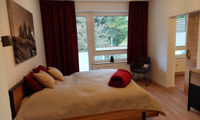 Bockswiese Apartment | Apartment 'Bocksberg-Lodge' with Balcony and Wi-Fi