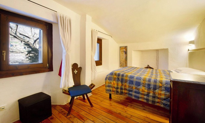 Saint Maurice Apartment | Apartment 'Cascina Des Religieuses - Tilleul' with Mountain View, Private Terrace and Wi-Fi