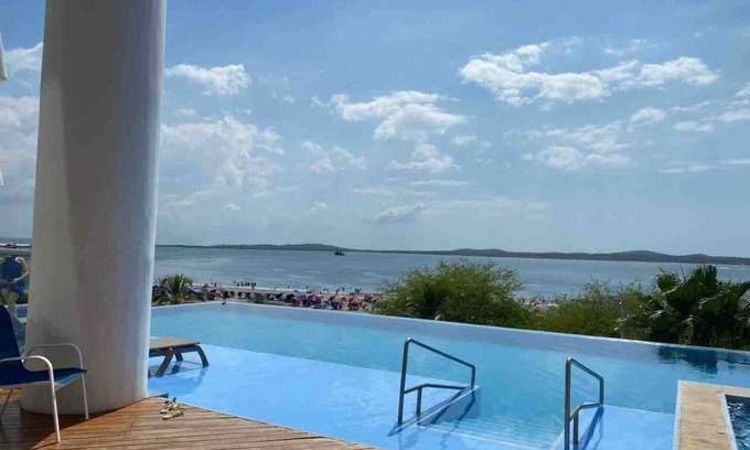 Castillogrande Apartment | Apartment Cartagena Castillogrande Beach Front 2 bedrooms, 2 bathrooms, balcony