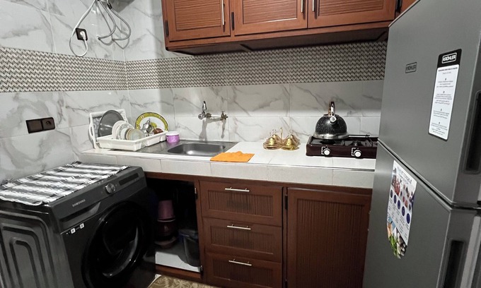 Cite Adrar Apartment | Apartment for rent with 1 bedroom and 2 living rooms in a quiet neighborhood.