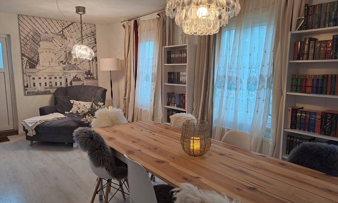 Bismark Apartment | Apartment 'Gnadenhof Saale Wittgenstein' with Shared Terrace, Private Garden and Wi-Fi