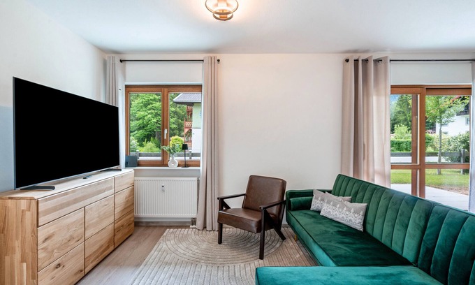 Inzell Apartment | Apartment 'Haus Katharina 2' with Mountain View, Private Terrace and Wi-Fi