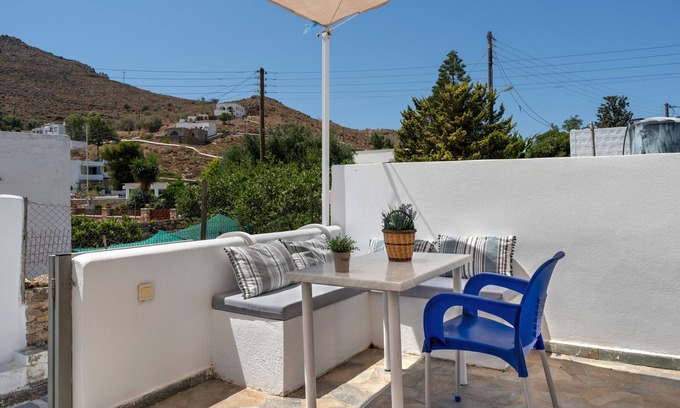 Grikos House | Apartment In A Hotel 'Pico Bello Patmos 10' with Mountain View, Wi-Fi and Air Conditioning