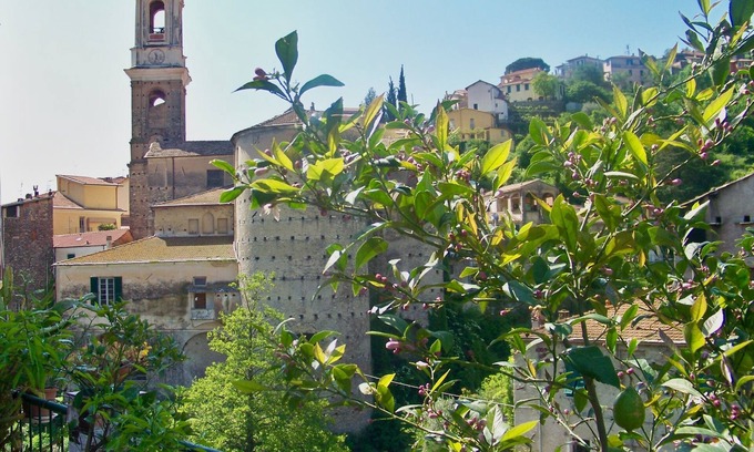 Dolcedo Apartment | Apartment in ancient palazzo, antique furniture, modern art, lovely sun terrace
