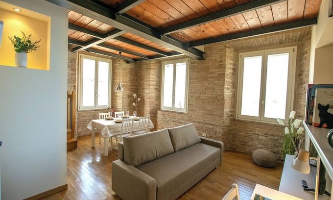Monte San Vito Apartment | Apartment in the historic center with panoramic views