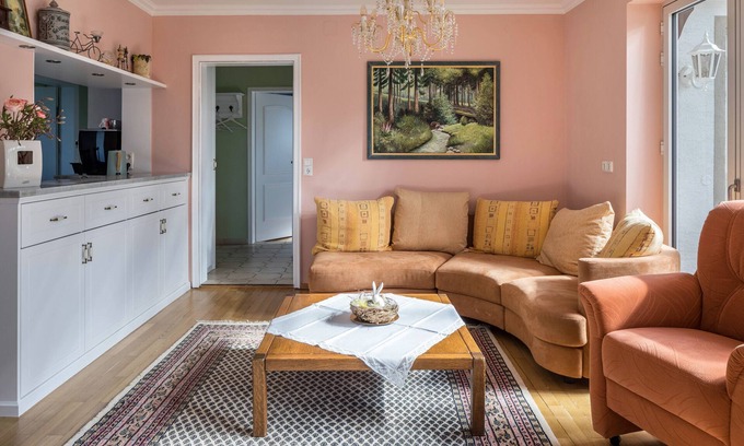 Sexau Apartment | Apartment 'Luise' with Private Terrace, Shared Garden and Wi-Fi