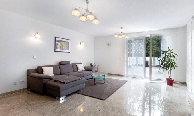 Loerrach Apartment | Apartment 'Milita' with Private Terrace, Balcony and Wi-Fi