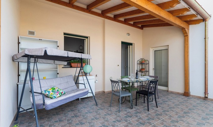 Montesano Salentino Apartment | Apartment 'Nonna Rosa' with Private Terrace, Wi-Fi and Air Conditioning