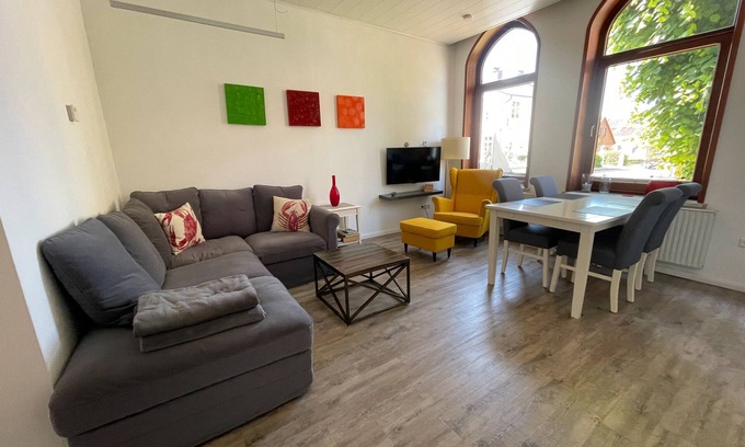 Arnis Apartment | Apartment 'Nickel 1' with Shared Garden and Wi-Fi