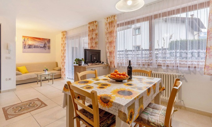Predazzo Apartment | Apartment 'Night and Day 3' with Mountain View, Private Garden and Wi-Fi