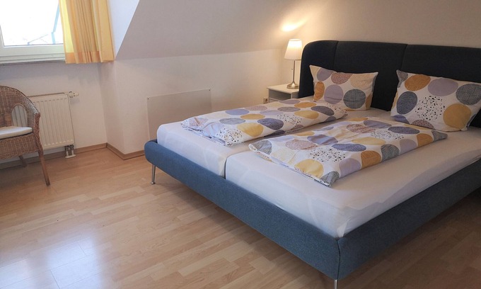 Hoyren Apartment | Apartment 'Panoramablick' with Lake View, Shared Terrace and Wi-Fi