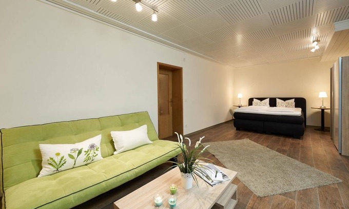 Kirchberg House | Apartment, shower, toilet, living room/bedroom - Landhotel Karrenberg