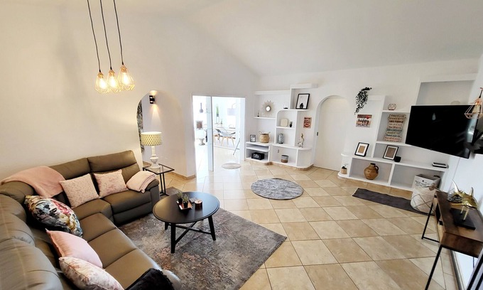 San Eugenio Apartment | Apartment "Sonne und Meer Penthouse" with Sea View, Private Terraces & Wi-Fi