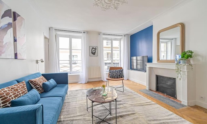 Vivienne Apartment | Appart 4pers#2 Bedrooms#Louvres#Palais Royal#Opéra