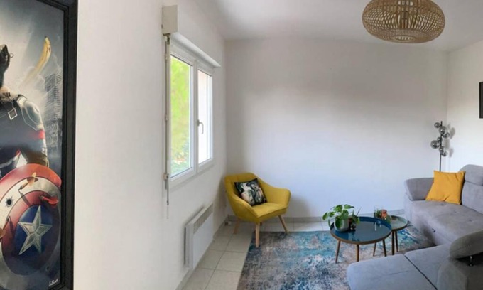 Cabestany Apartment | Appartement du bonheur avec parking gratuit