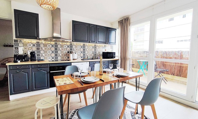 Quartier Calmette Apartment | Appartement en Centre-ville ! Dans un Quartier Calme de Caen Idéal Pour des va