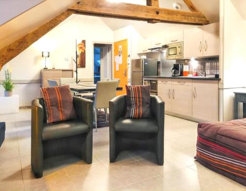La Ferriere-aux-Etangs Apartment | Appartement charmant à La Ferrière-aux-Étangs avec jacuzzi - 42 m²