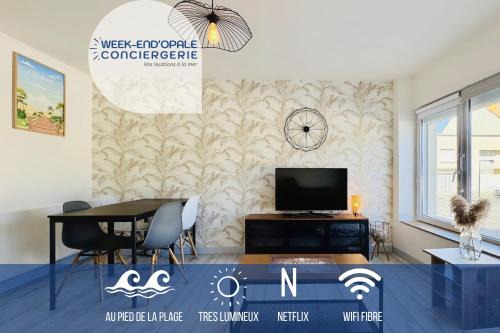 Merlimont-Plage Apartment | Appartement Sunrise au pied de la plage