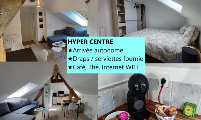 Ernee Apartment | Appartement T3 "YUCA" Hyper centre d'ERNÉE