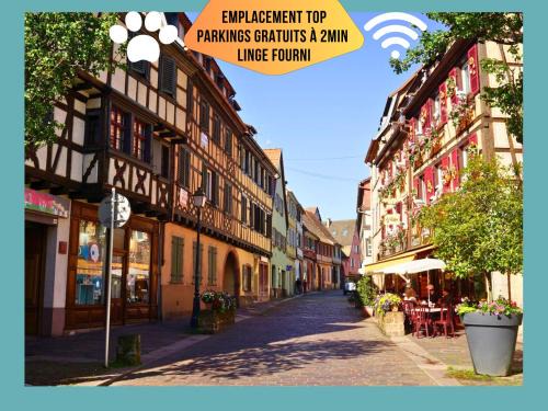 Barr Apartment | Appartement top emplacement cœur de ville, Proche parking et vignobles, Animaux bienvenus, Wifi, Linge fourni