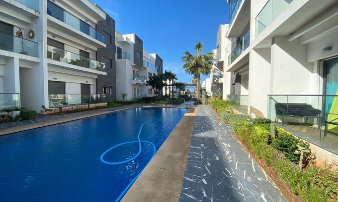 Chaouia-Ouardigha Apartment | Appartement vue sur mer Avec Piscine