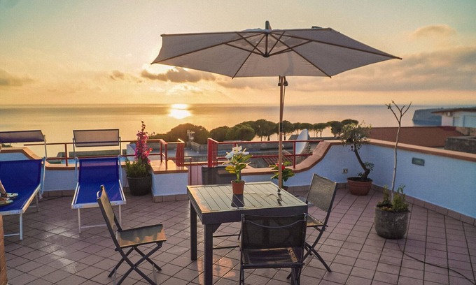 San Nicola Arcella Apartment | Arcomagno Sea View Flat with sunroof