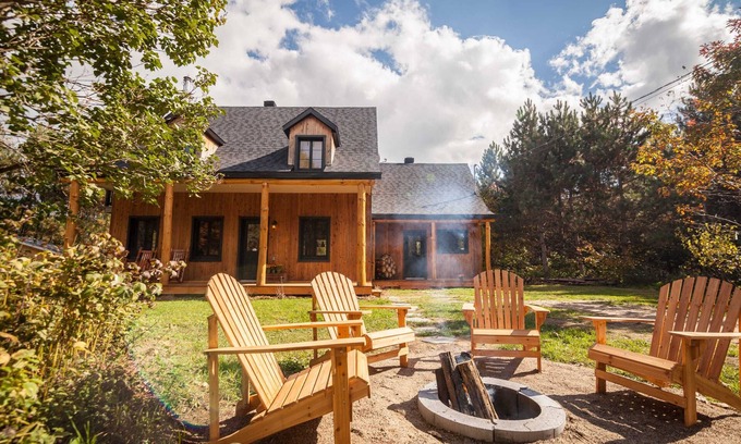 Sainte-Melanie Ski Chalet | Au Chic Chalet des Chutes | Chic Chalet | Spa
