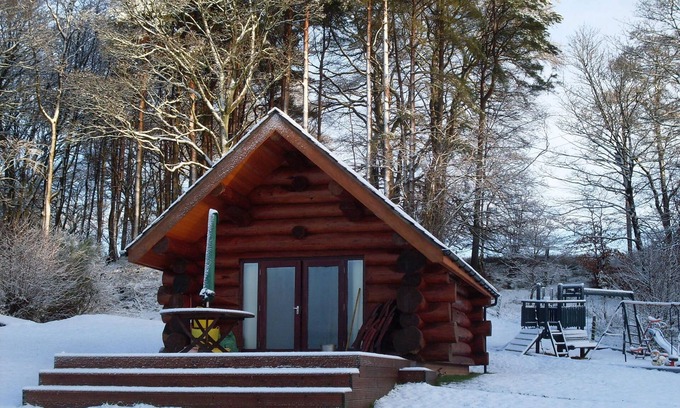 Wing Cabin | Authentic Log Cabin, With Fishing Rights On River Lyne
