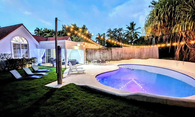 Sosua Villa | Authentic Tropical Villa w/XXL Pool in Casa Linda
