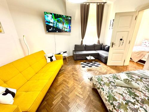 Nove Mesto Apartment | Bachelor's apartment - Smoking area - Private courtyard